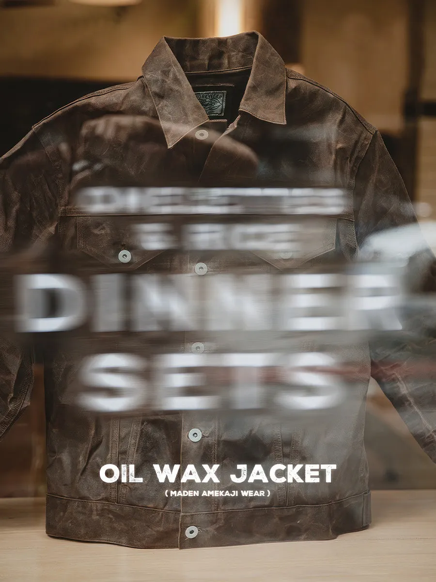 American Retro Oil Wax Jacket