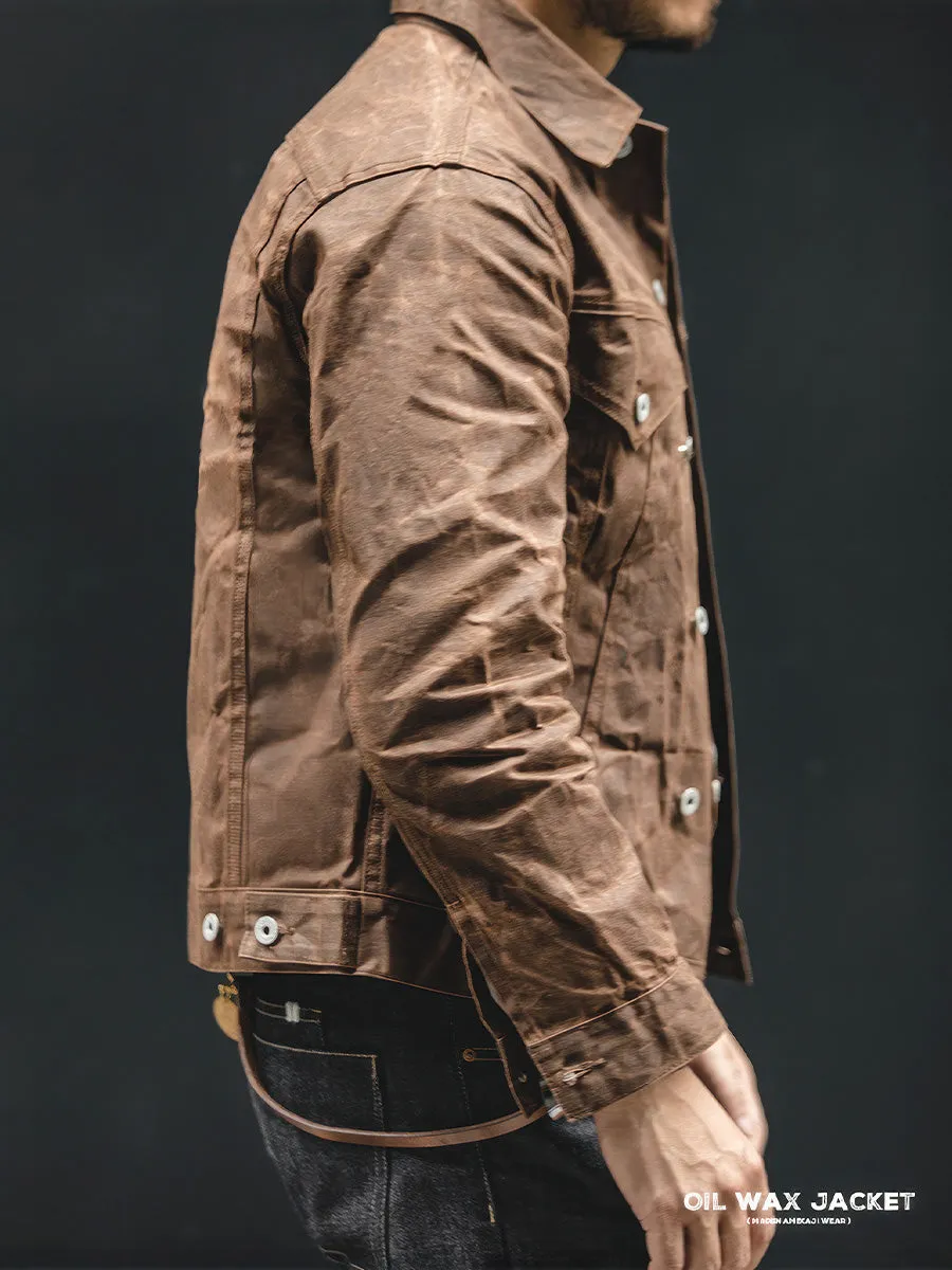 American Retro Oil Wax Jacket