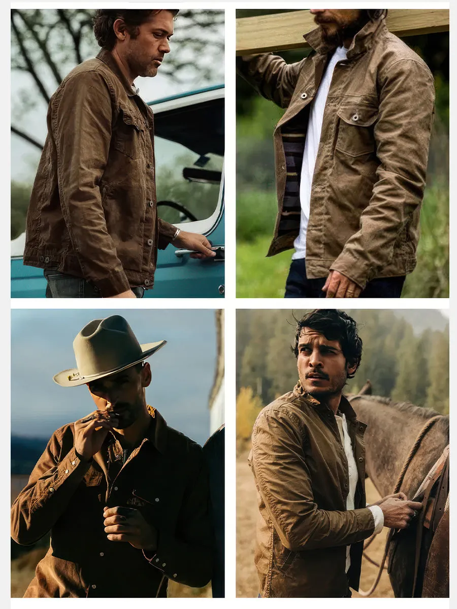American Retro Oil Wax Jacket