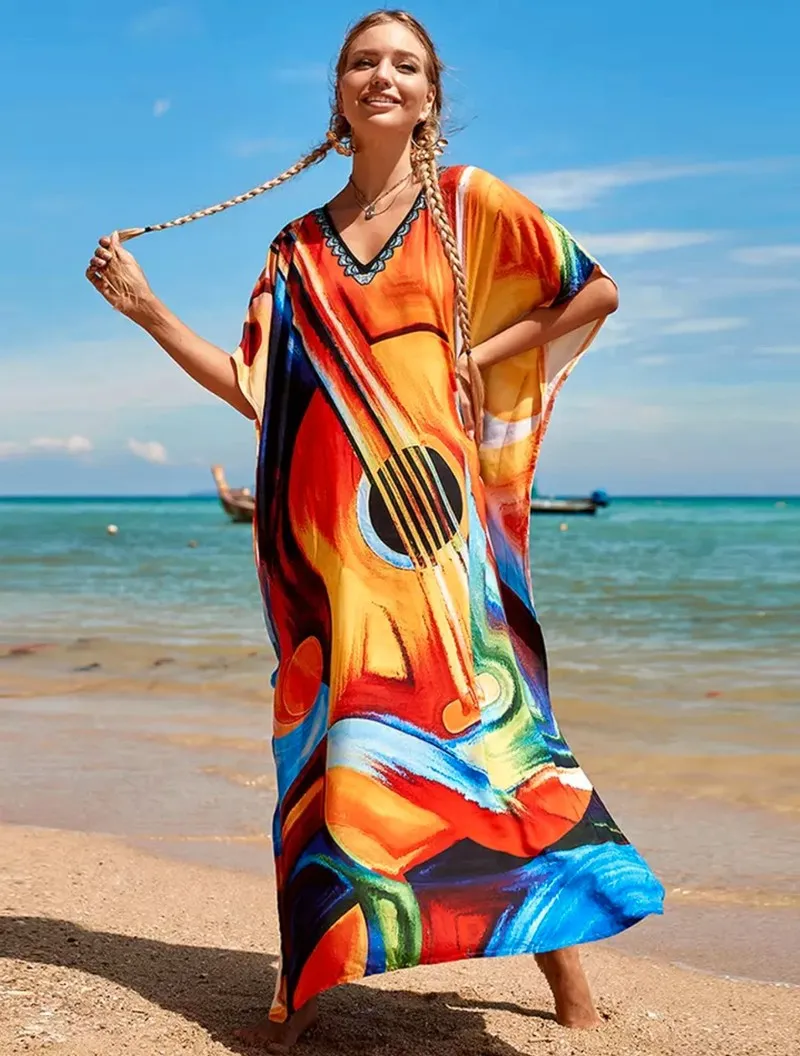 Bohemian Butterfly Printed Dress comes in several colors! SALE!-