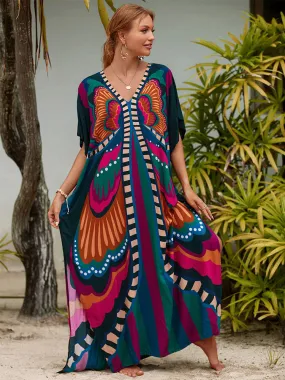 Bohemian Butterfly Printed Dress comes in several colors! SALE!-