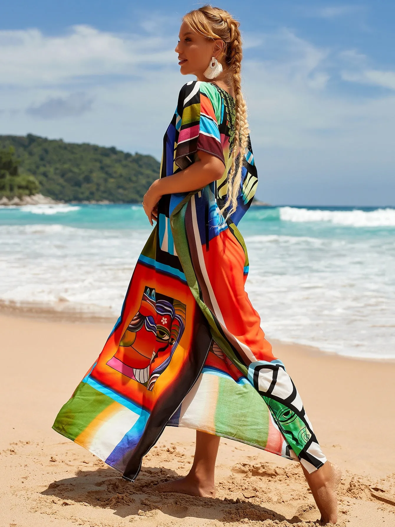 Bohemian Butterfly Printed Dress comes in several colors! SALE!-