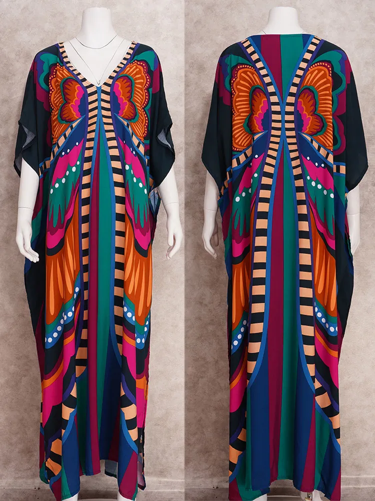 Bohemian Butterfly Printed Dress comes in several colors! SALE!-