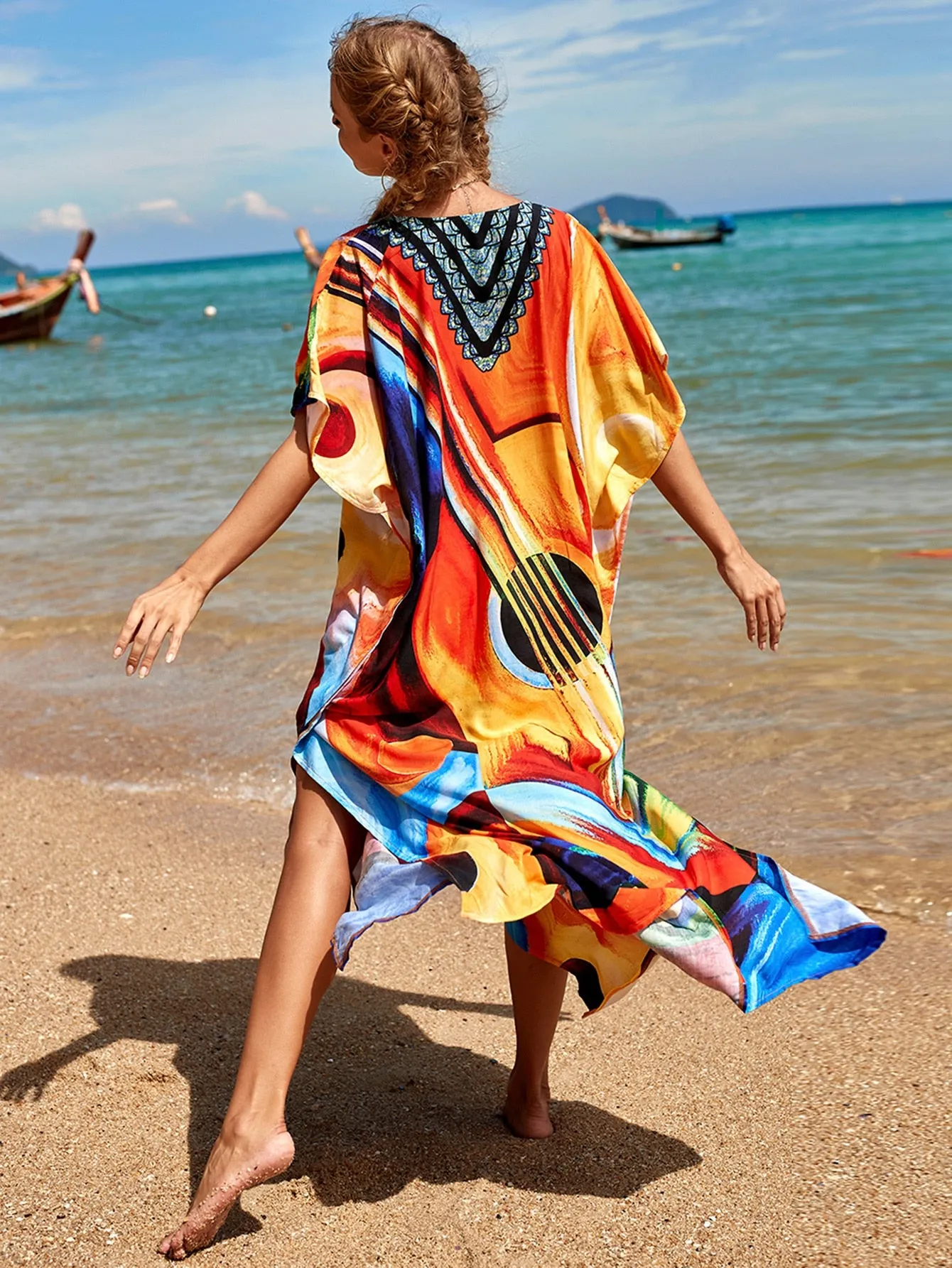 Bohemian Butterfly Printed Dress comes in several colors! SALE!-