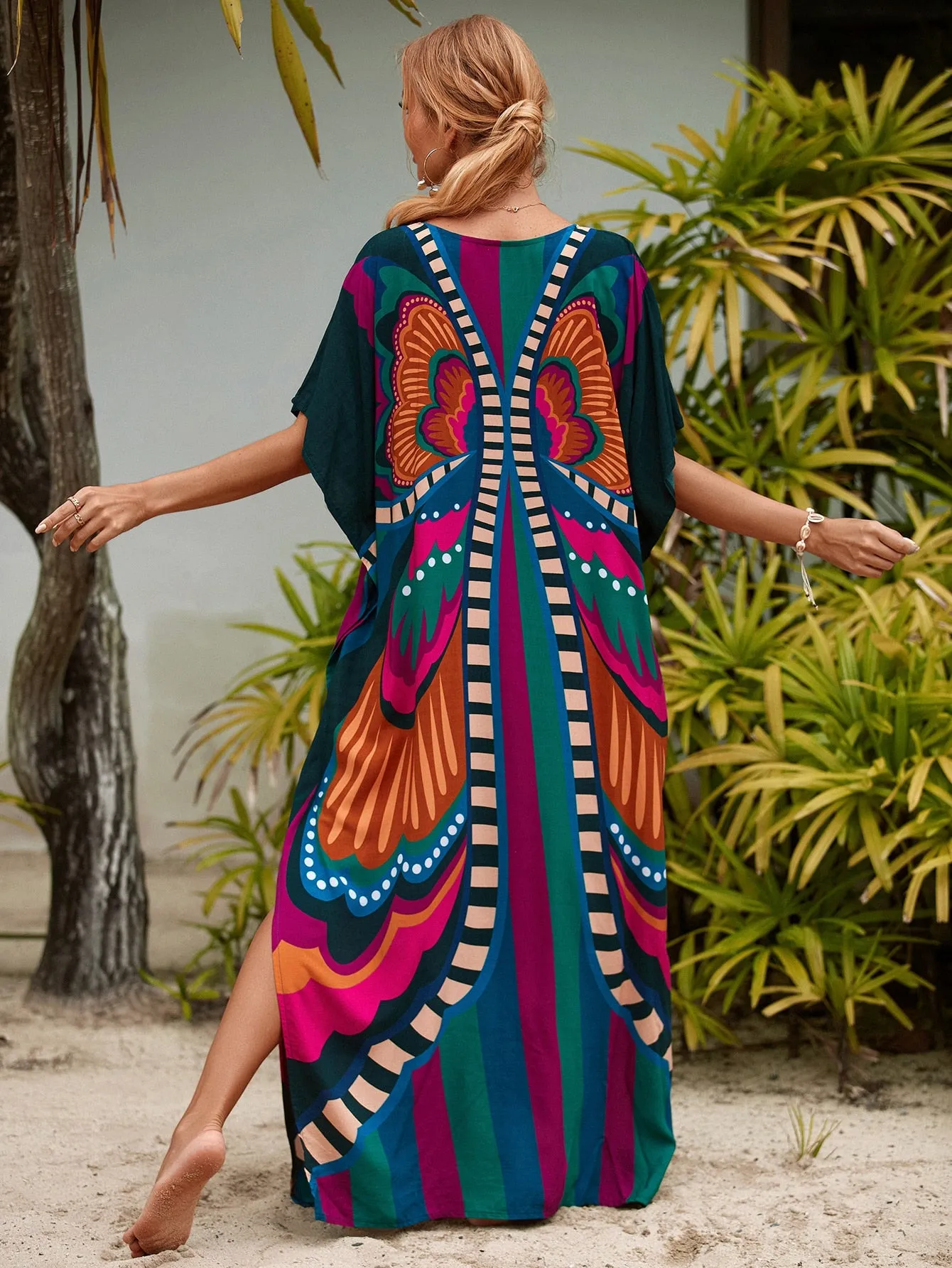 Bohemian Butterfly Printed Dress comes in several colors! SALE!-