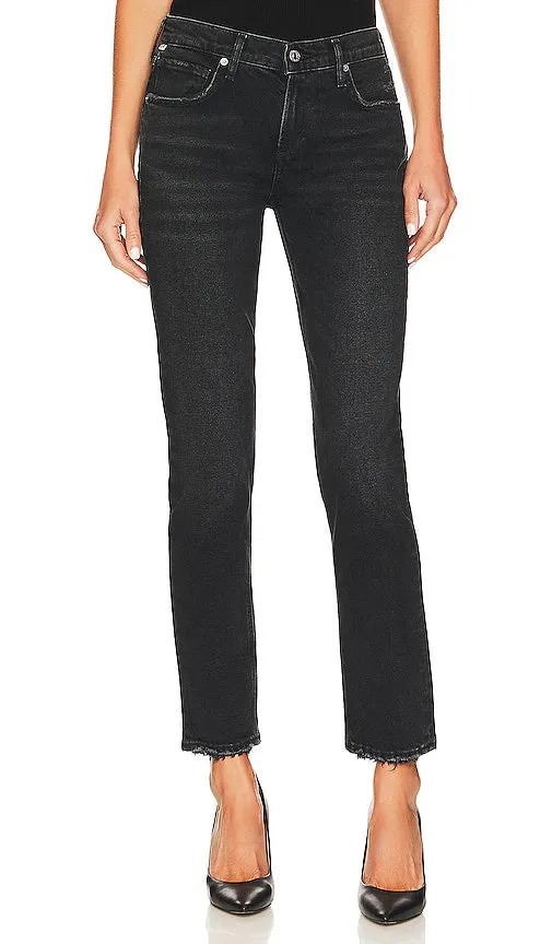 Citizens of Humanity Inga Low Rise Slim in Black