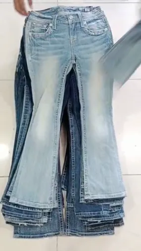 CR847 Ladies flared Y2k miss me Jeans - 45 pieces