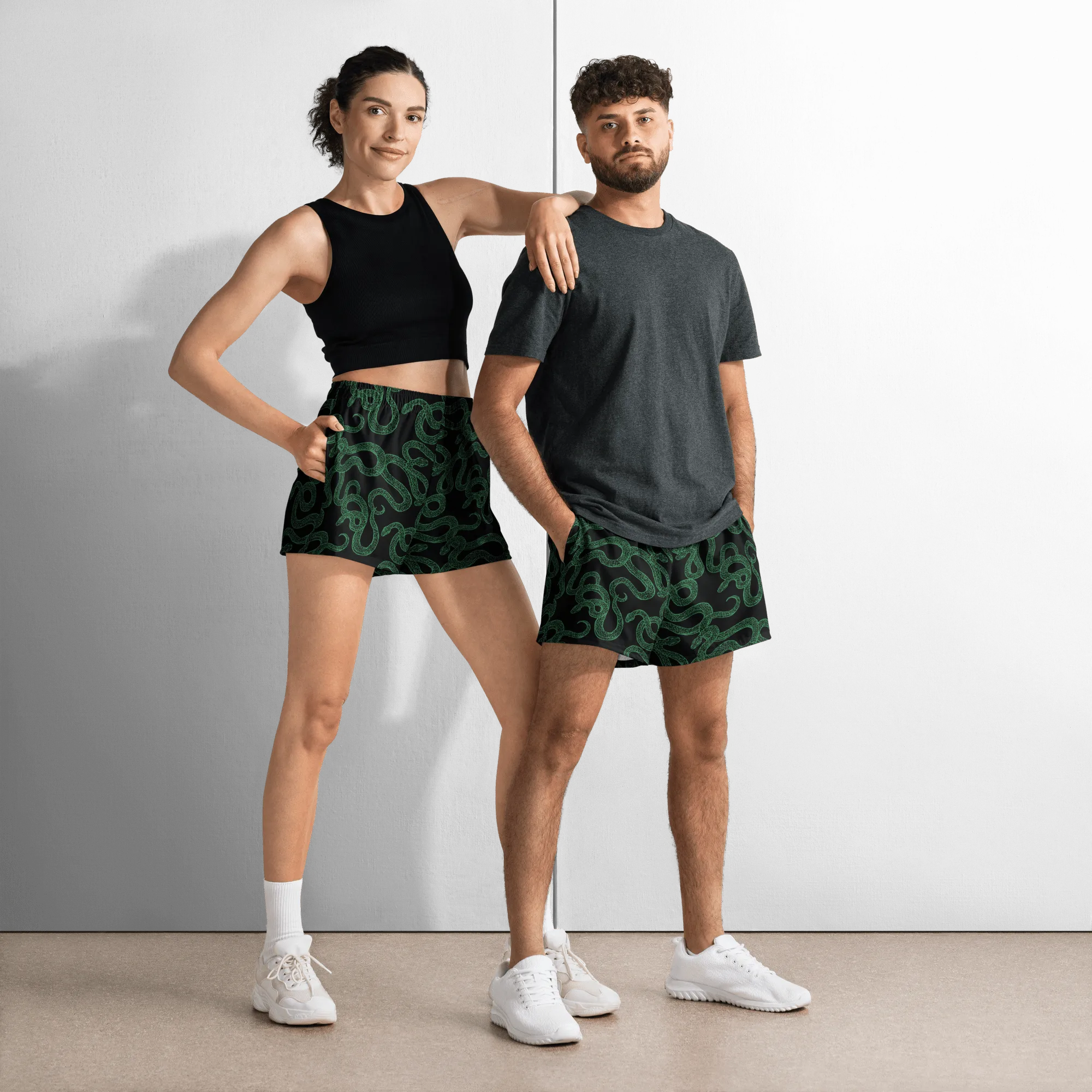 Cursed Coils Unisex Unlined Swim Trunks