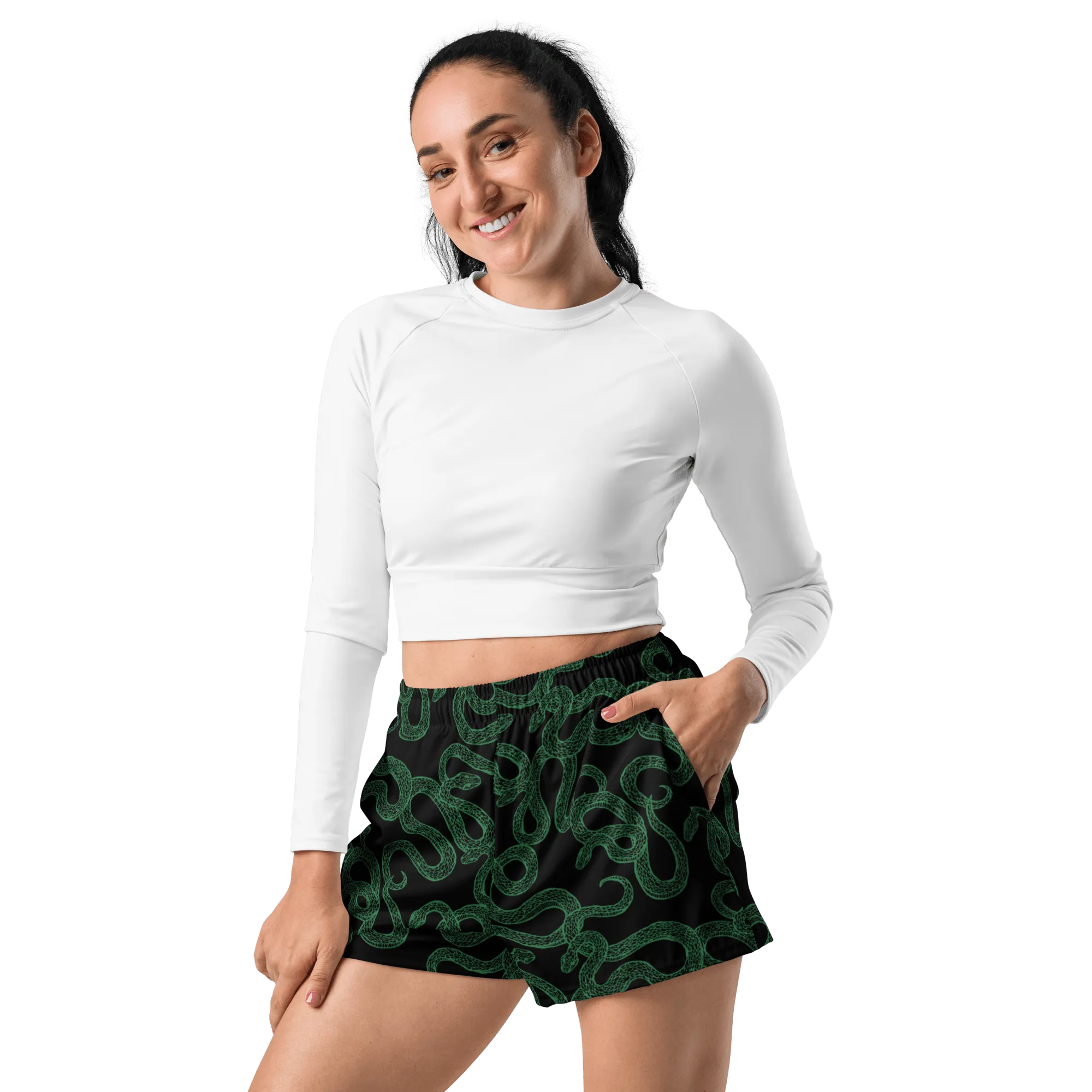 Cursed Coils Unisex Unlined Swim Trunks