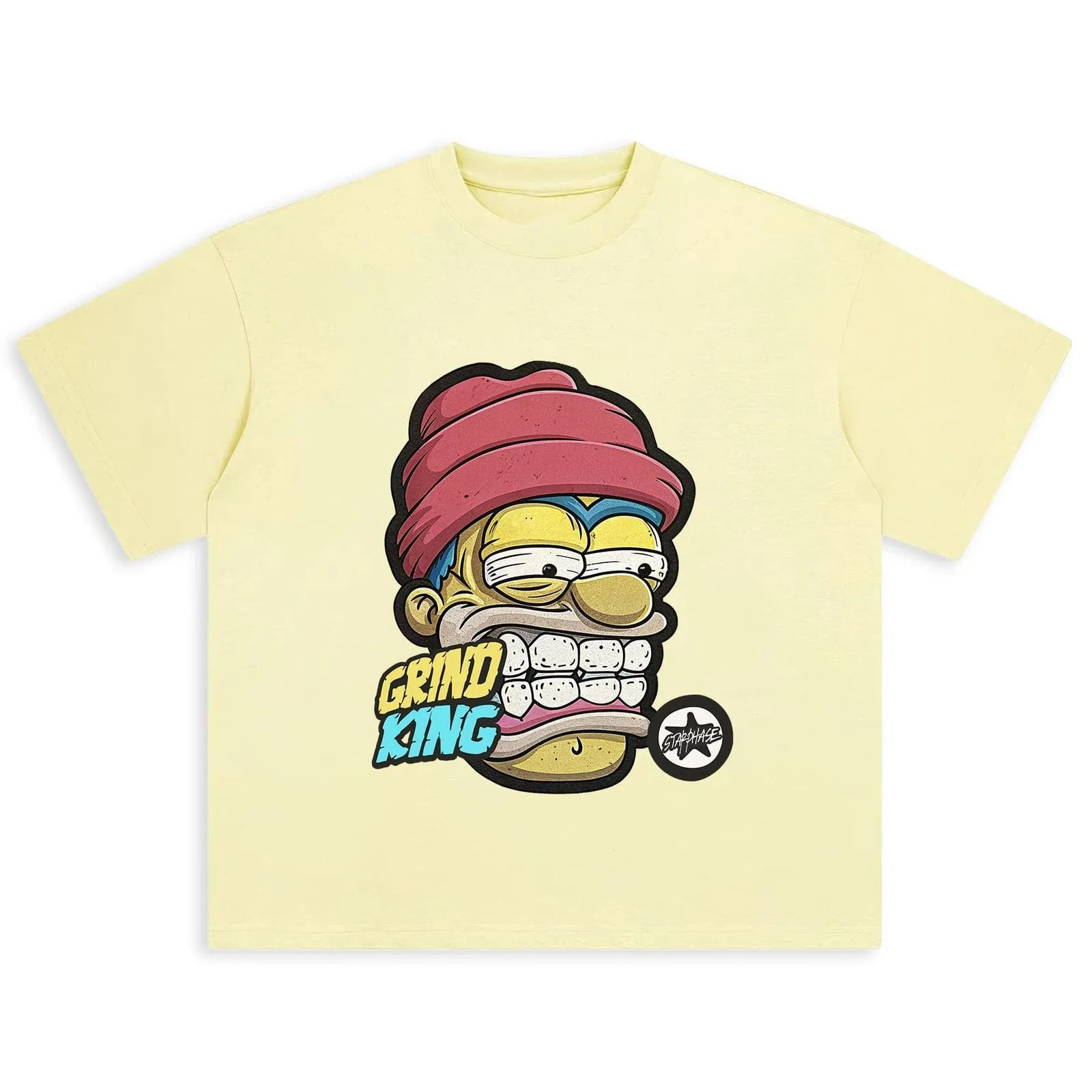 Grind King Skater Oversized Graphic T-Shirt