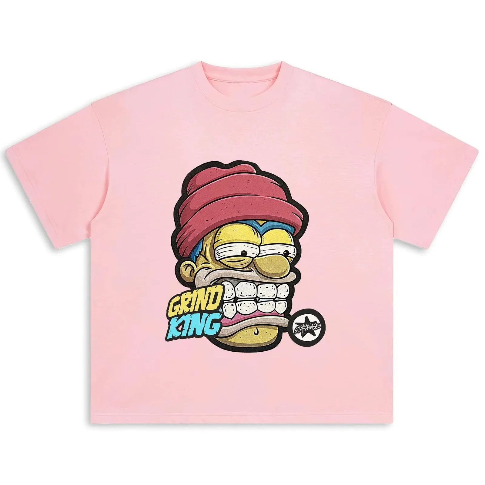 Grind King Skater Oversized Graphic T-Shirt
