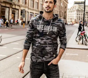 Hooded Sweatshirt Letter