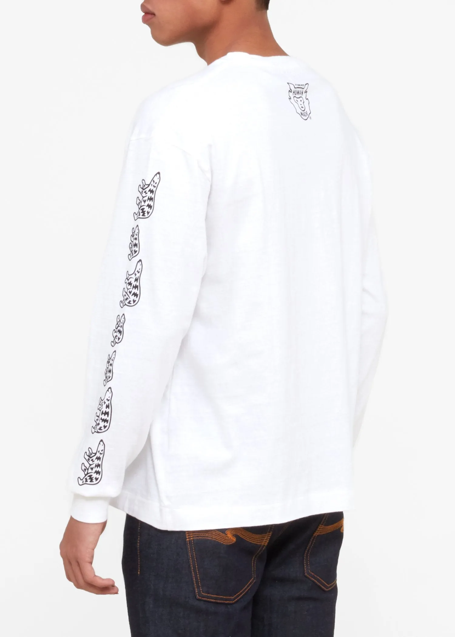 HUMAN MADE: LS TEE [WHITE]