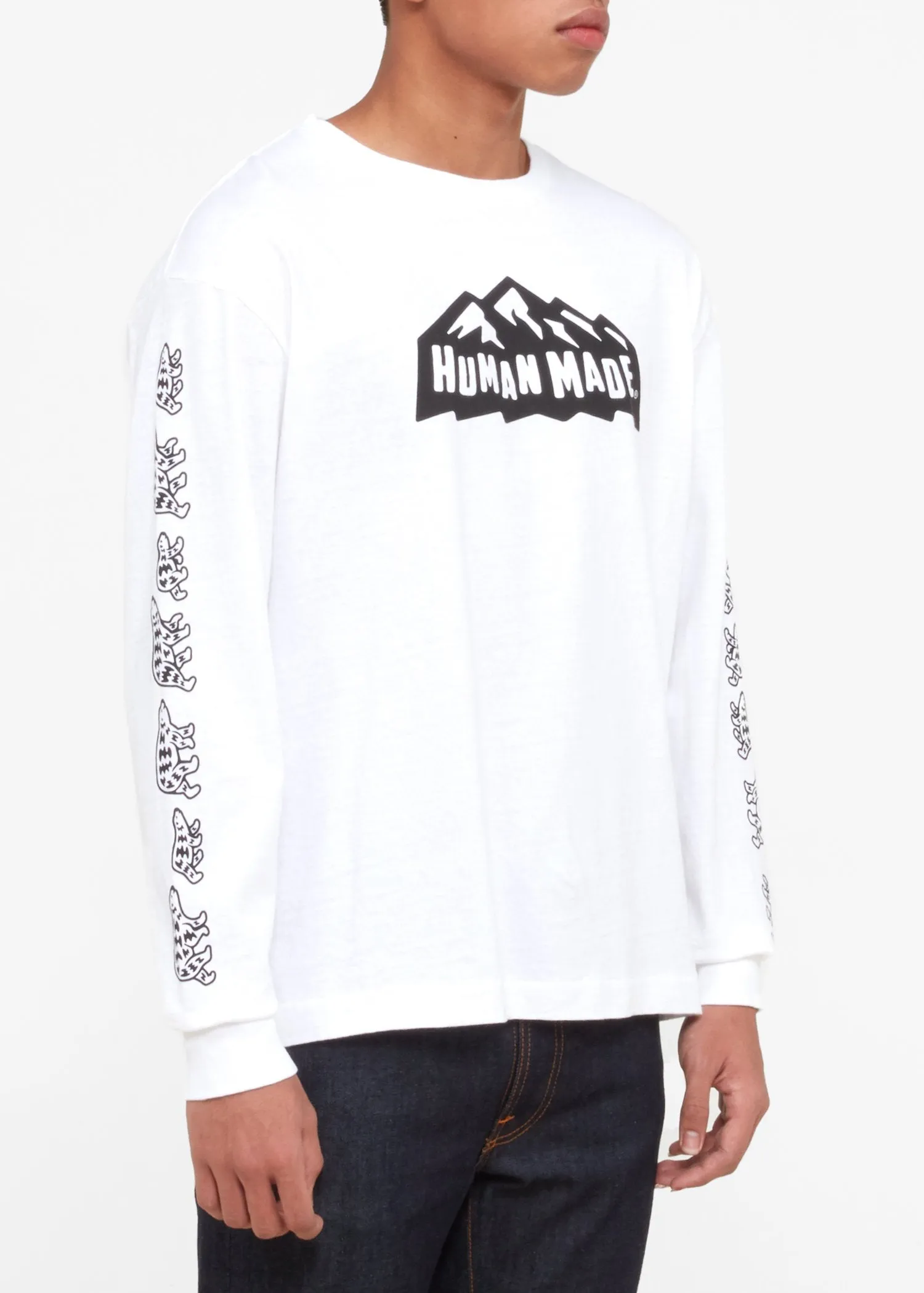 HUMAN MADE: LS TEE [WHITE]
