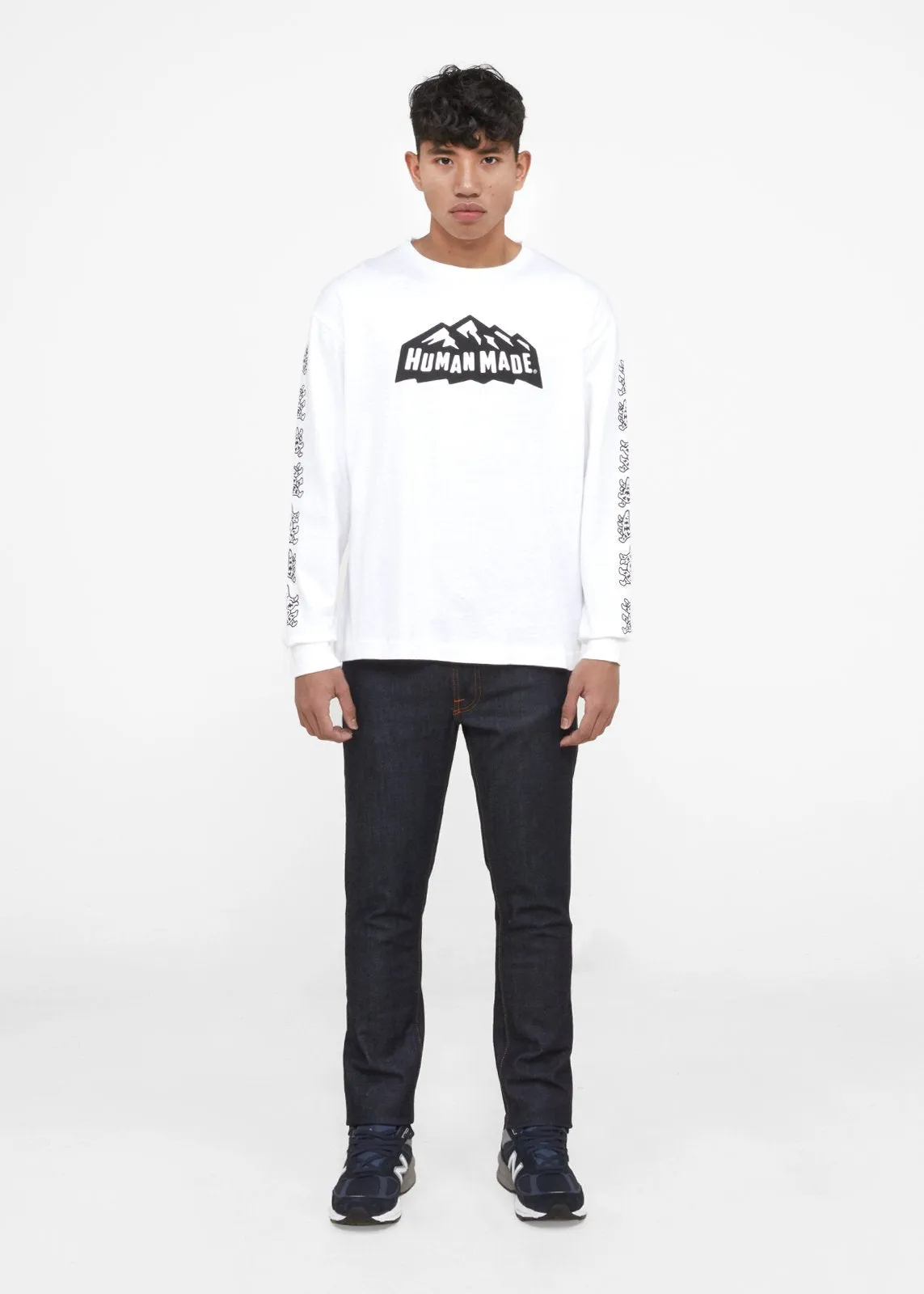 HUMAN MADE: LS TEE [WHITE]