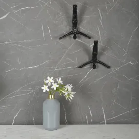 Men Upside Down Wall Hanging | Statement Home Accent | Black | 11"