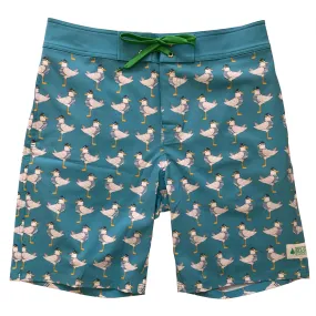 Men's Surfer Boardies: Flock of Seagulls
