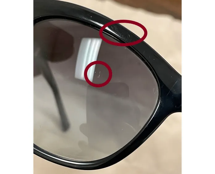 Michael Kors MK2020 ADELAIDE II 312011 Black Rectangle Sunglasses