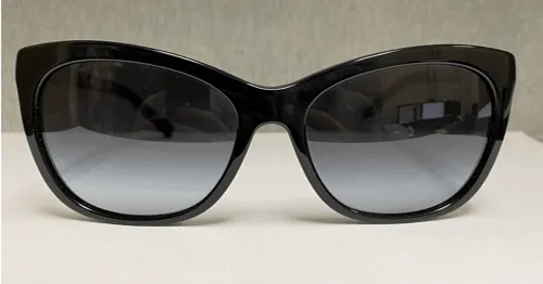 Michael Kors MK2020 ADELAIDE II 312011 Black Rectangle Sunglasses