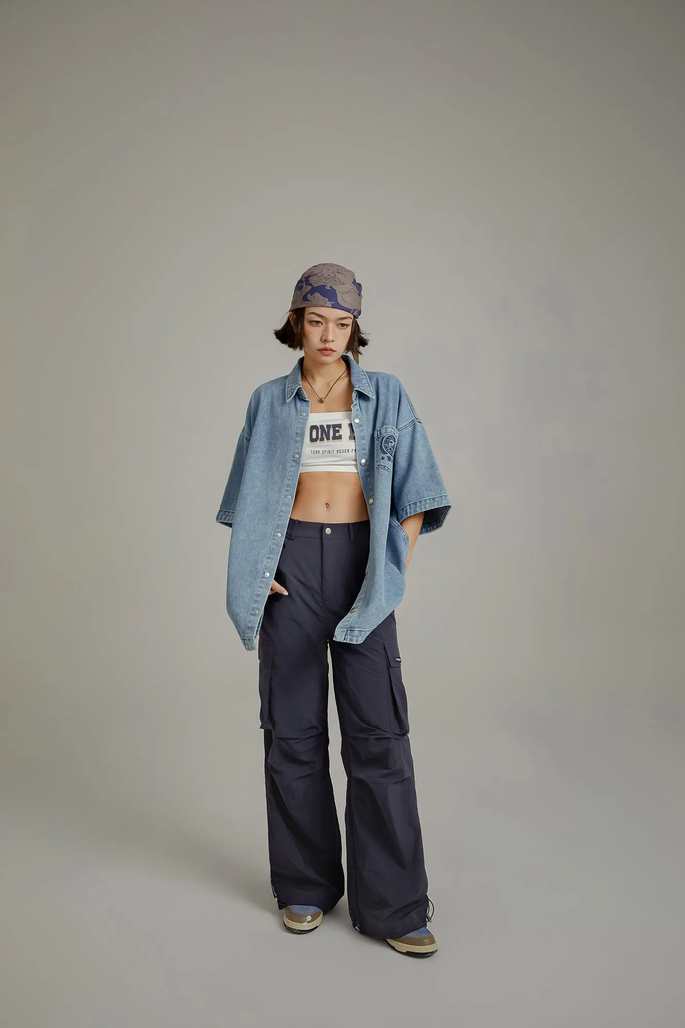 Noe Lettering Vintage Bra Tube Top