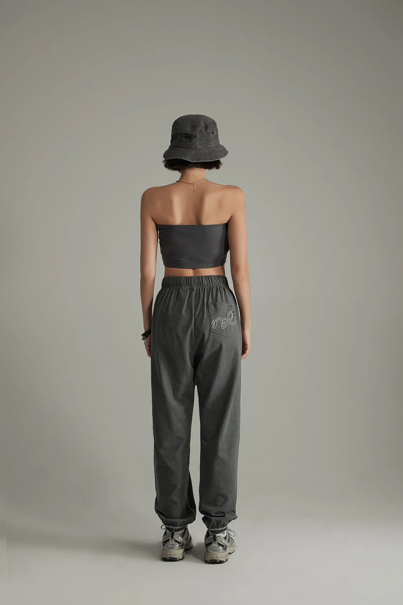 Noe Lettering Vintage Bra Tube Top