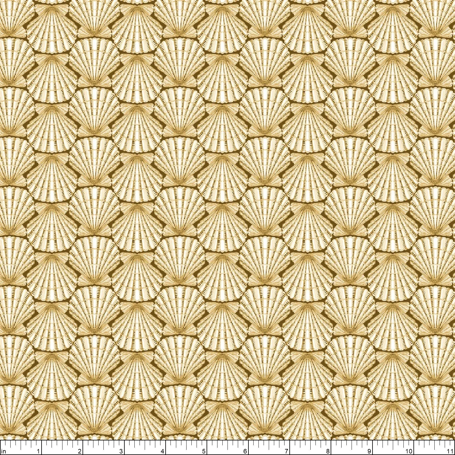 Oceana Shell Geo Sand Fabric