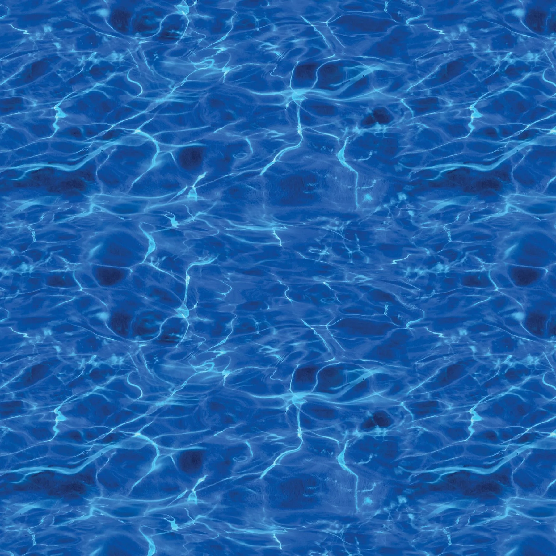 Oceana Tropical Water Cobalt Blue Fabric