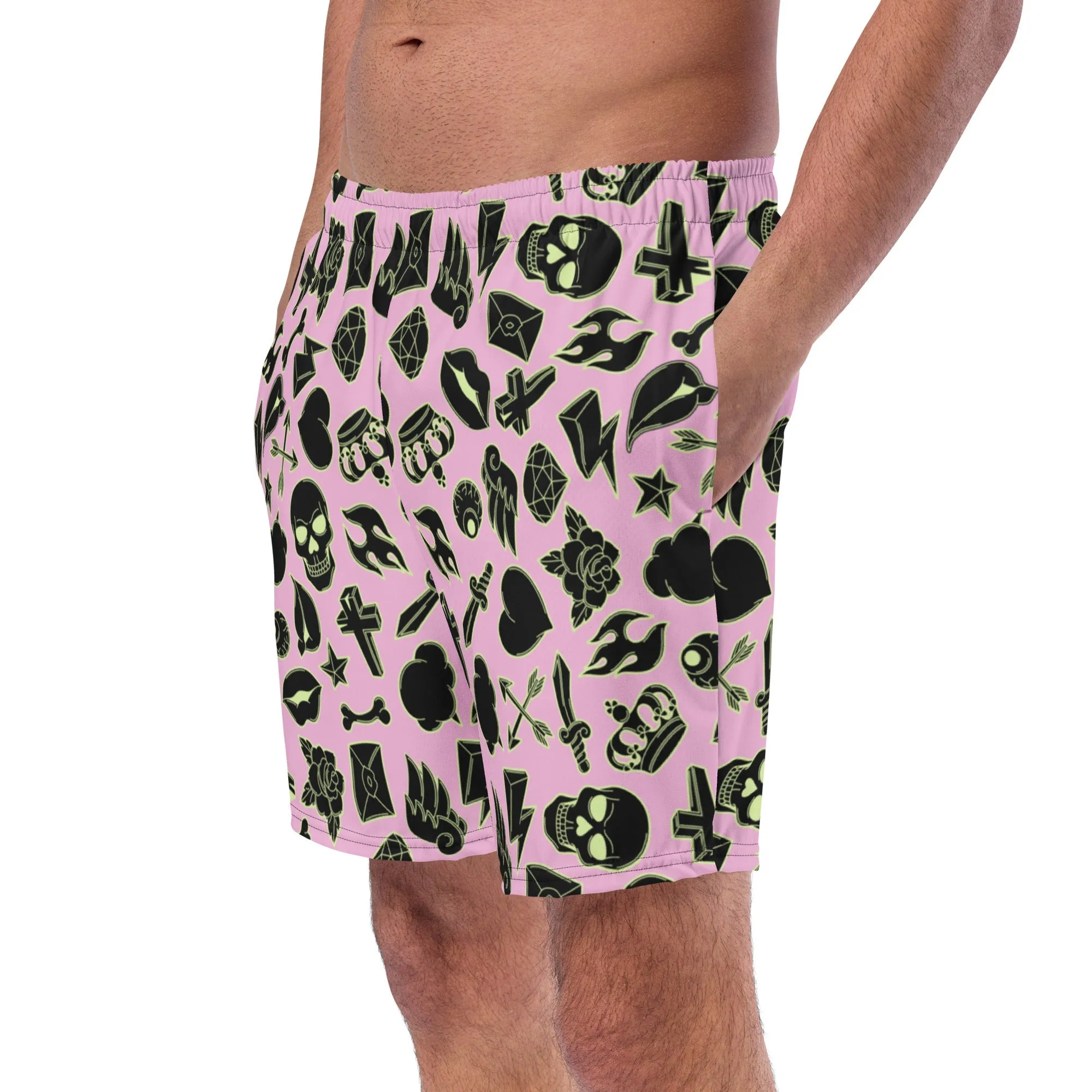 Punk Prince Men's Swim Trunks
