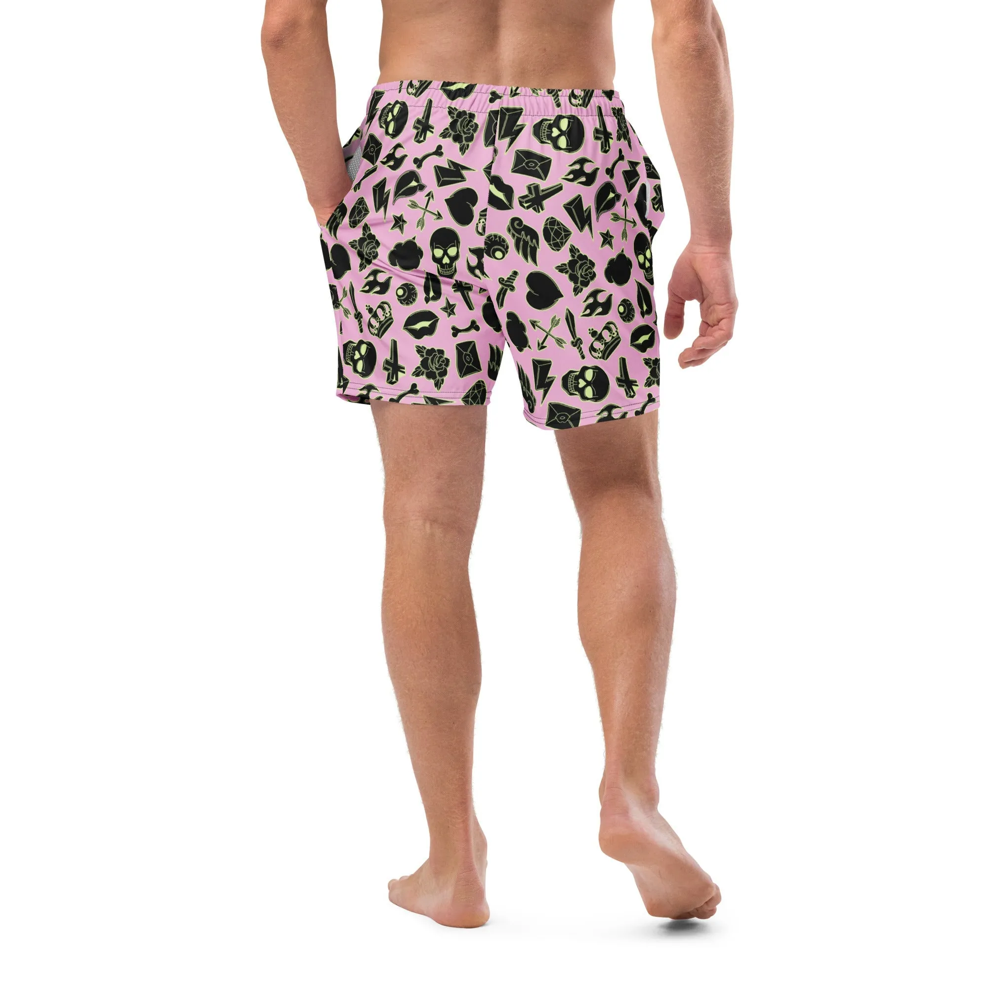 Punk Prince Men's Swim Trunks