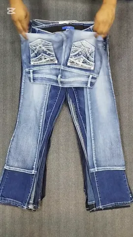 Y2K Embalished Flared Jeans