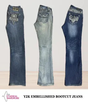 Y2K Embellished Bootcut / Flared Jeans